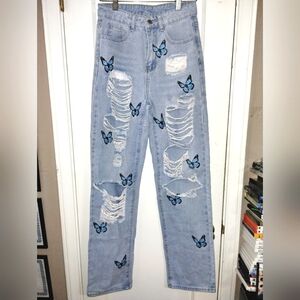 Shein Butterfly Pants